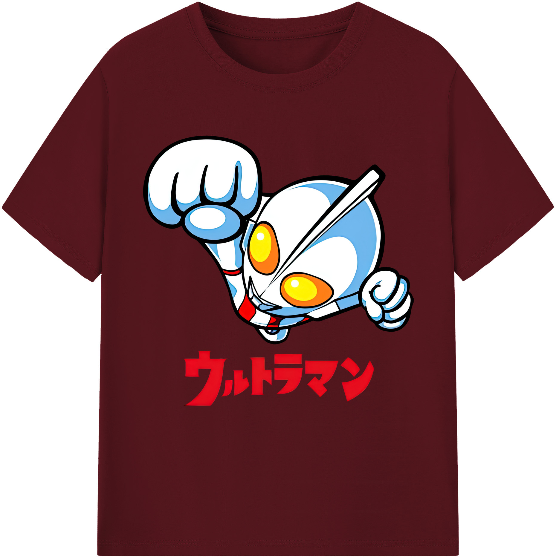 （画像用） ウルトラマン Ultraman 綿100％半袖Tシャツ（フロントプリント）